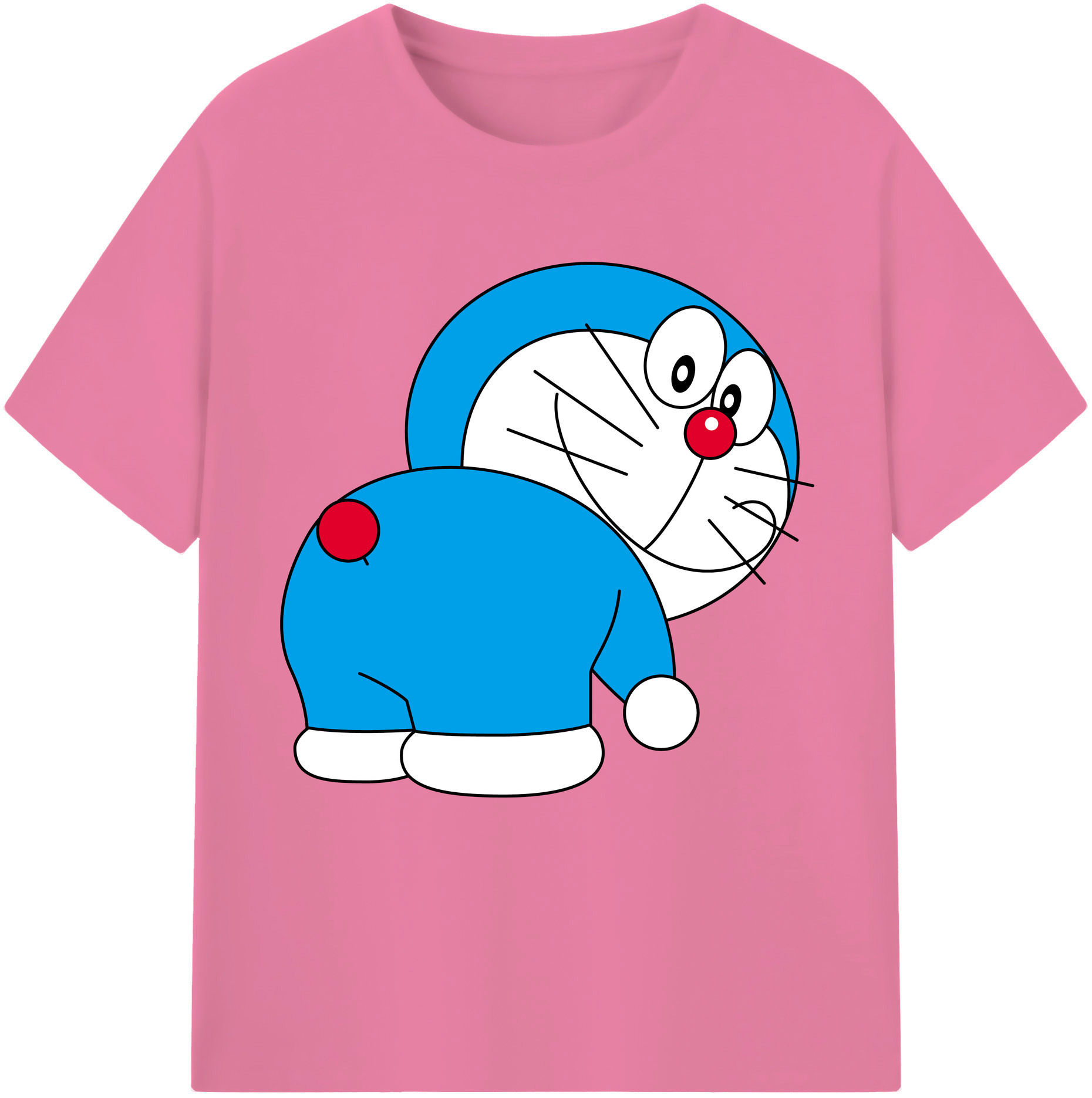 （画像用） ドラえもん Doraemon 綿100％半袖Tシャツ（フロントプリント）
